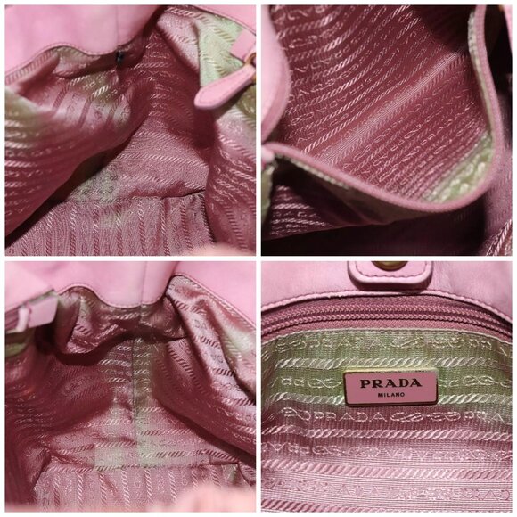 PRADA Hand Bag Nylon 2way Pink Auth - Picture 15 of 16